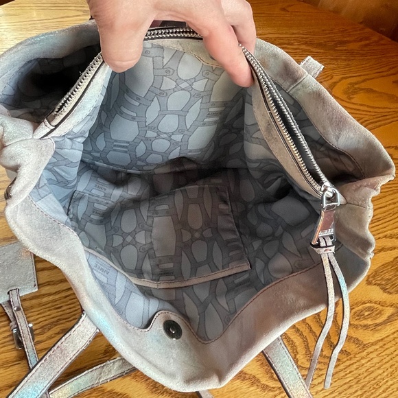 Aimee Kestenberg Multicolour Iridescent Suede Tote - Picture 13 of 15